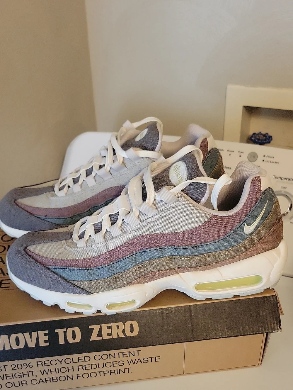 Mens Air Max 95 Recycled Canvas Size 12 Used W/box
